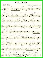 télécharger la partition d'accordéon Dla Elizy (Für Elise) (Valse Boston) au format PDF