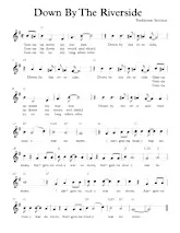 download the accordion score Down by the riverside (Country Folk) in PDF format