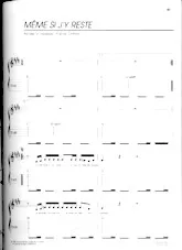 descargar la partitura para acordeón Même si j'y reste en formato PDF