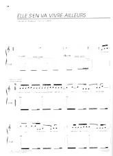 download the accordion score Elle s'en va vivre ailleurs in PDF format