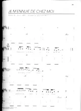 download the accordion score Je m'ennuie de chez moi in PDF format