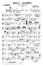 scarica la spartito per fisarmonica Maly Domek (La petite maison) (Polka) in formato PDF