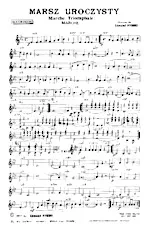 descargar la partitura para acordeón Marsz Uroczysty (Marche Triomphale) en formato PDF