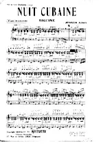 scarica la spartito per fisarmonica Nuit Cubaine (Biguine) (Partie Piano) in formato PDF