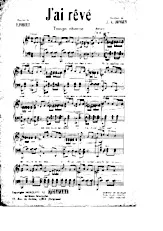 scarica la spartito per fisarmonica J'ai rêvé (Tango Chanté) in formato PDF