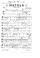 télécharger la partition d'accordéon Mayola (Rumba Boléro) (Partie Piano) au format PDF