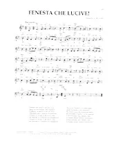 télécharger la partition d'accordéon Fenesta che Lucive (Barcarole) au format PDF