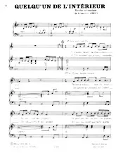 descargar la partitura para acordeón Quelqu'un de l'intérieur en formato PDF