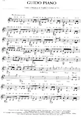 scarica la spartito per fisarmonica Guido piano (Slow) in formato PDF