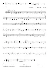 descargar la partitura para acordeón Vallon et Vallée Vosgienne (Valse) en formato PDF