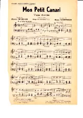 descargar la partitura para acordeón Mon petit canari (Valse Chantée) en formato PDF