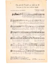 download the accordion score On prend l' café au lait au lit (Wanneer de Zon ons wakker maakt) (Valse Chantée) in PDF format