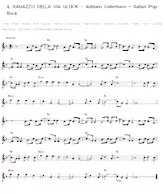 descargar la partitura para acordeón Il ragazzo della via gluck (La maison où j'ai grandi) en formato PDF
