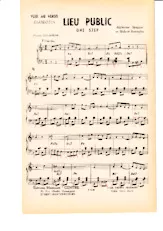 descargar la partitura para acordeón Lieu Public (Orchestration) (One-Step) en formato PDF