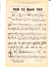 descargar la partitura para acordeón Pour tes beaux yeux (Orchestration) (Fox-Trot) en formato PDF