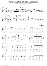 scarica la spartito per fisarmonica Viens avec moi danser la biguine (Biguine Zouk) in formato PDF