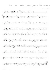 download the accordion score La bourrée des gens heureux in PDF format