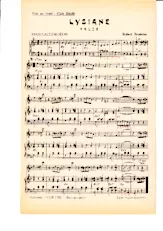 télécharger la partition d'accordéon Lysiane (Orchestration) (Valse) au format PDF