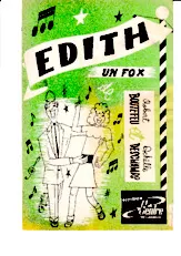 scarica la spartito per fisarmonica Edith (Orchestration) (Fox Trot) in formato PDF