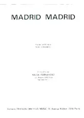 télécharger la partition d'accordéon Madrid Madrid au format PDF