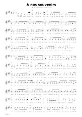 descargar la partitura para acordeón A nos souvenirs en formato PDF