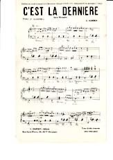 descargar la partitura para acordeón C'est la dernière (Java Musette) en formato PDF