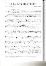 télécharger la partition d'accordéon La ballata del cerutti (Baïon) au format PDF