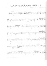 télécharger la partition d'accordéon La prima cosa bella (Chant : Ricchi e Poveri) (Slow) au format PDF