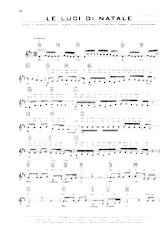 scarica la spartito per fisarmonica Le luci di natale (Interprètes : 883) (Chant de Noël) in formato PDF
