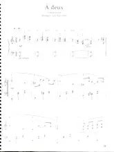 télécharger la partition d'accordéon A true blue heart (A deux) au format PDF