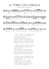 descargar la partitura para acordeón Le temps des cerises (Boston) (Relevé)  en formato PDF