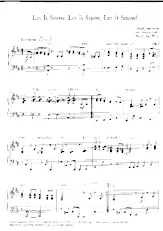 télécharger la partition d'accordéon Let it snow Let it snow Let it snow (Arrangement : Susi Weiss) (Christmas Swing) au format PDF