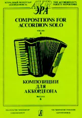 télécharger la partition d'accordéon Compositions For Accordion Solo (The Accordionists Variety Repertoire) (Volume 6) (8 Titres) au format PDF