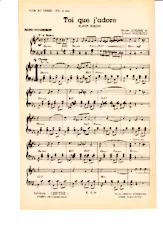 download the accordion score Toi que j'adore (Rumba-Boléro) in PDF format