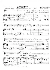 télécharger la partition d'accordéon Limelight (Eine Melodie geht um die Welt) (Arrangement : Heinz Gietz) (Valse Lente) au format PDF