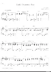 télécharger la partition d'accordéon Little drummer boy (Arrangement : Susi Weiss) (Chant de Noël) (Slow Bossa Nova) au format PDF