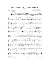 scarica la spartito per fisarmonica Au bois de mon coeur (Boléro) in formato PDF
