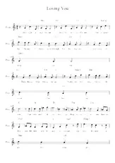 télécharger la partition d'accordéon Losing you (Chant : Brenda Lee) au format PDF