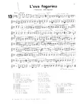 télécharger la partition d'accordéon L'uva fogarina (Interprètes : Duo di Piadena) (Folk) au format PDF
