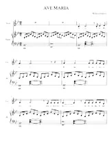 télécharger la partition d'accordéon Ave Maria (Chant : Elina Garanca) au format PDF