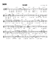 descargar la partitura para acordeón Mame (Slow Fox-Trot) en formato PDF