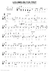 download the accordion score Les amis du fox trot in PDF format