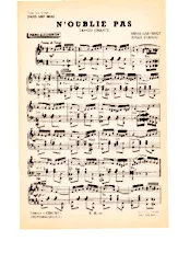 descargar la partitura para acordeón N'oublie pas (Tango) en formato PDF