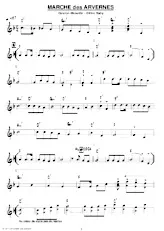 scarica la spartito per fisarmonica Marche des Arvernes in formato PDF