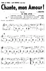 descargar la partitura para acordeón Chante mon Amour (Fox Trot) en formato PDF