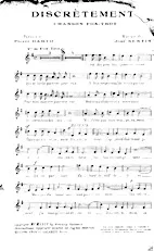 descargar la partitura para acordeón Discrètement (Chanson Fox Trot) en formato PDF