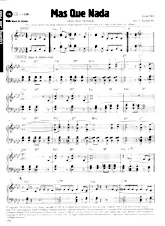 descargar la partitura para acordeón Mas que nada (More than nothing) (Arrangement : T Richards) (Chant : Sergio Mendes) (Samba) en formato PDF