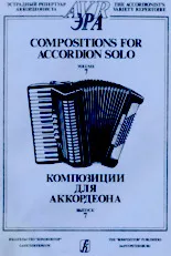 download the accordion score Compositions For Accordion Solo (The Accordionists Variety Repertoire) (Volume 7) (8 Titres) in PDF format