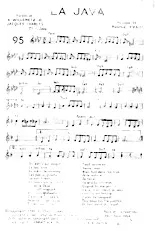 descargar la partitura para acordeón La Java (Répertoire Mistinguett) en formato PDF