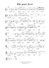 descargar la partitura para acordeón Tea for Two (Thé pour deux) en formato PDF